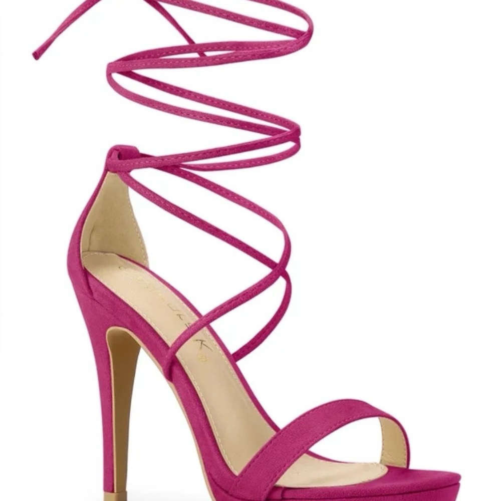 Allegra K Women’s Stiletto Heels (Hot Pink)
